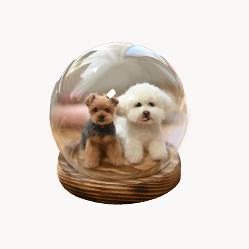 Mini 3D Wool Felt Pet Sculpture