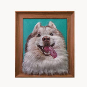 Wool Felt Pet Photo Frame Portrait
